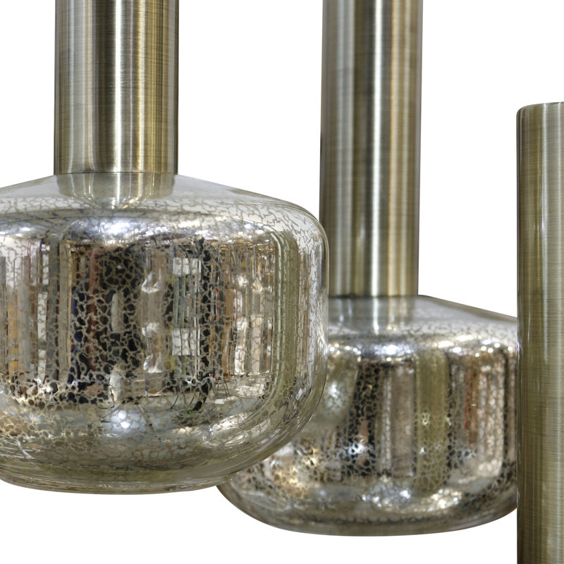 Picture of Everly Quinn Channing Pendant - Triple Brass Finish on Metal with ...